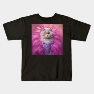 British Shorthair Diva Kids T-Shirt